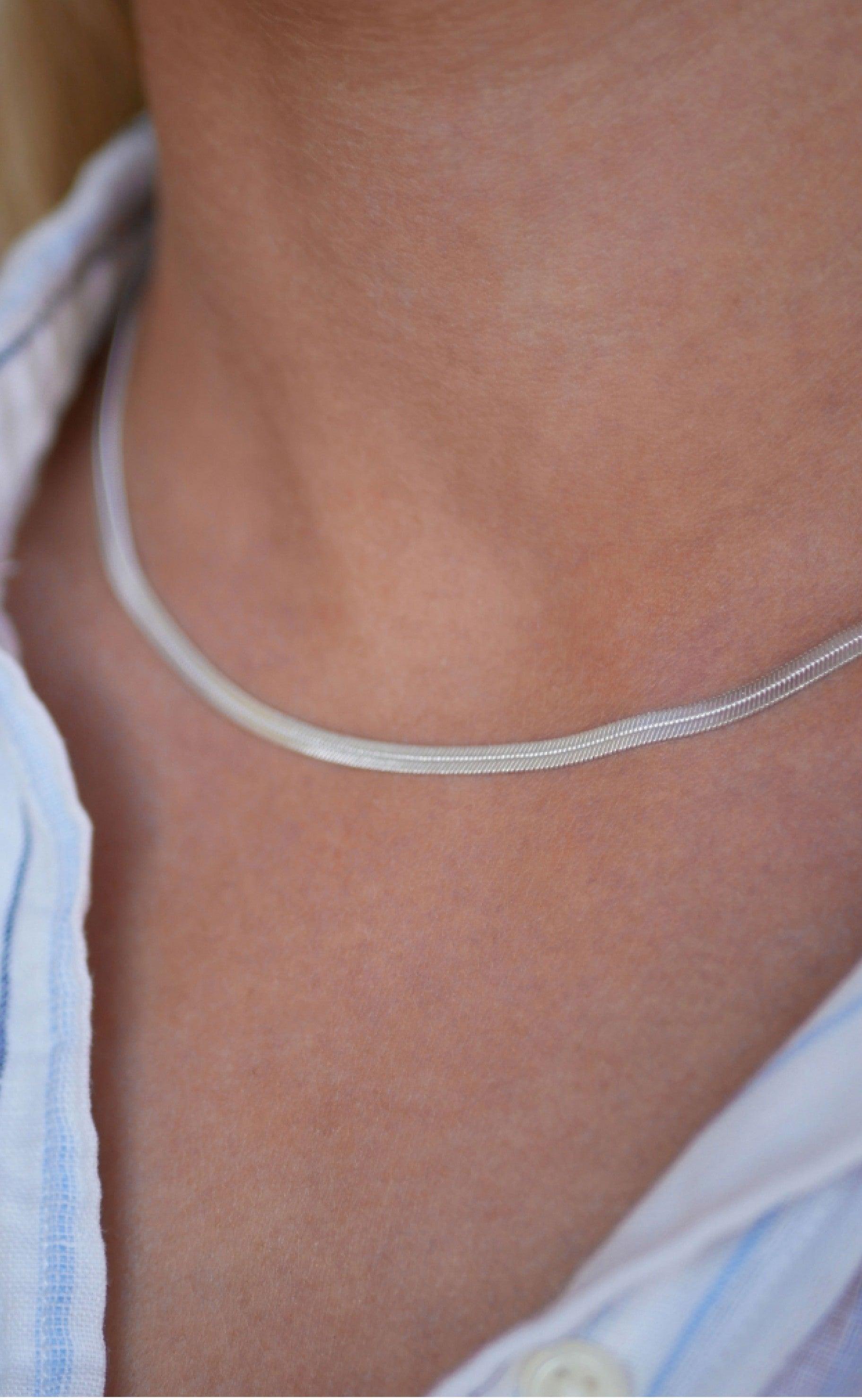 ENAMEL Copenhagen Halskæde - Caroline - Silver Colour