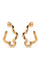 ENAMEL Copenhagen Øreringe - Curly - Gold Colour