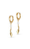 ENAMEL- Copenhagen Øreringe  - Hoops may - Gold Colour