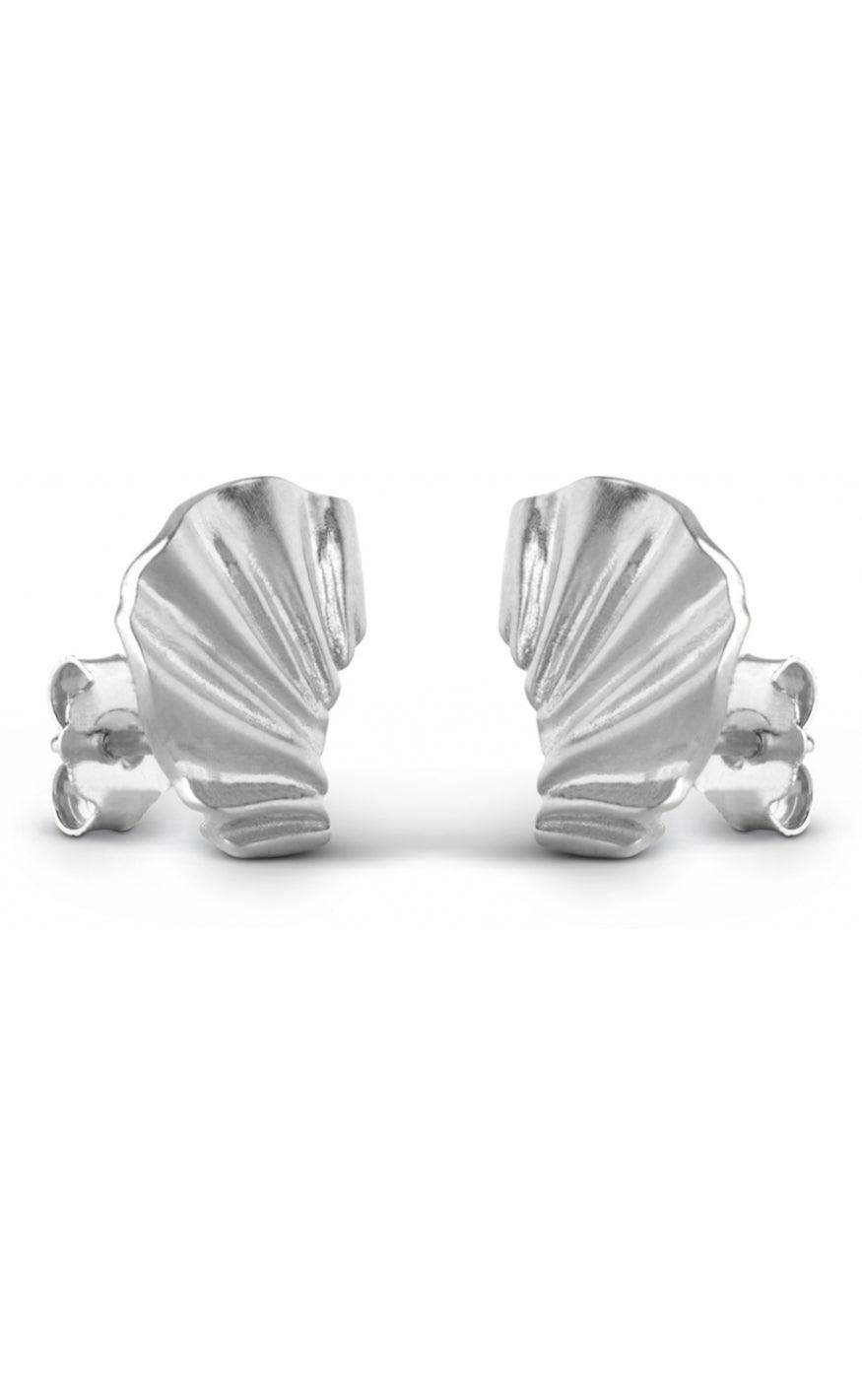 ENAMEL Copenhagen Øreringe - Mini Wave - Silver Colour