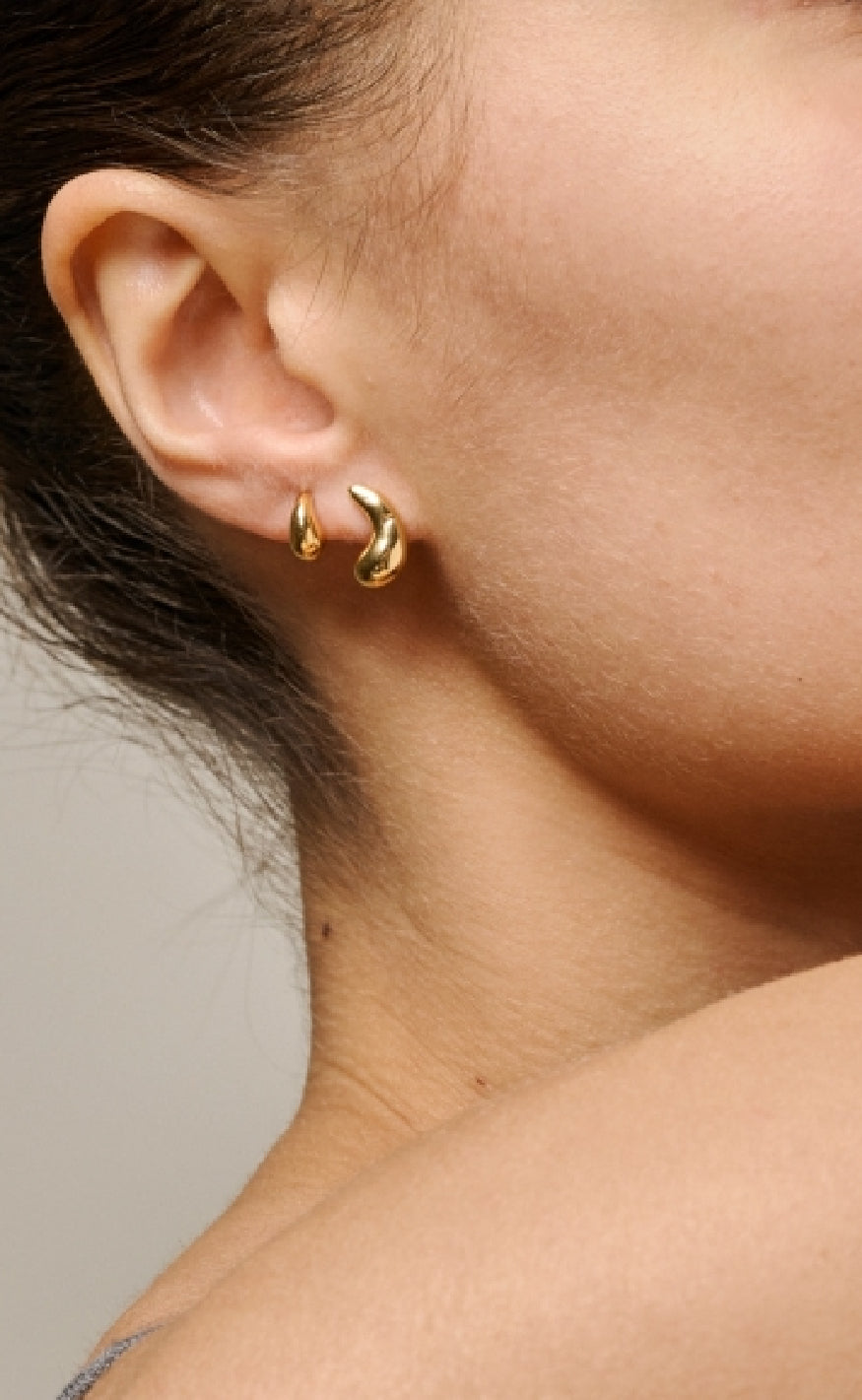 ENAMEL Copenhagen Øreringe - Nima - Gold Colour