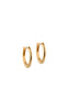 ENAMEL Copenhagen Øreringe - Small Classic Hoops - Gold Colour