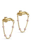 ENAMEL Copenhagen Øreringe - Studs Lola Refined - Light Pink