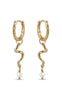 ENAMEL Copenhagen Øreringe - Twist - Gold Colour