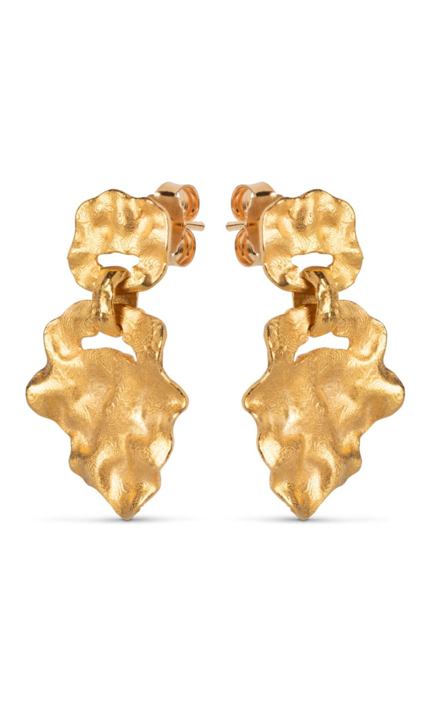 ENAMEL Copenhagen Øreringe - Windy Small - Gold Colour