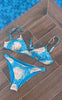 Unica Copenhagen Bikini Overdel - Laura - Blue Gold