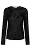 Freequent Bluse - Biska - Black