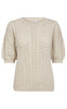 Freequent Bluse - Clarry - Sand Melange