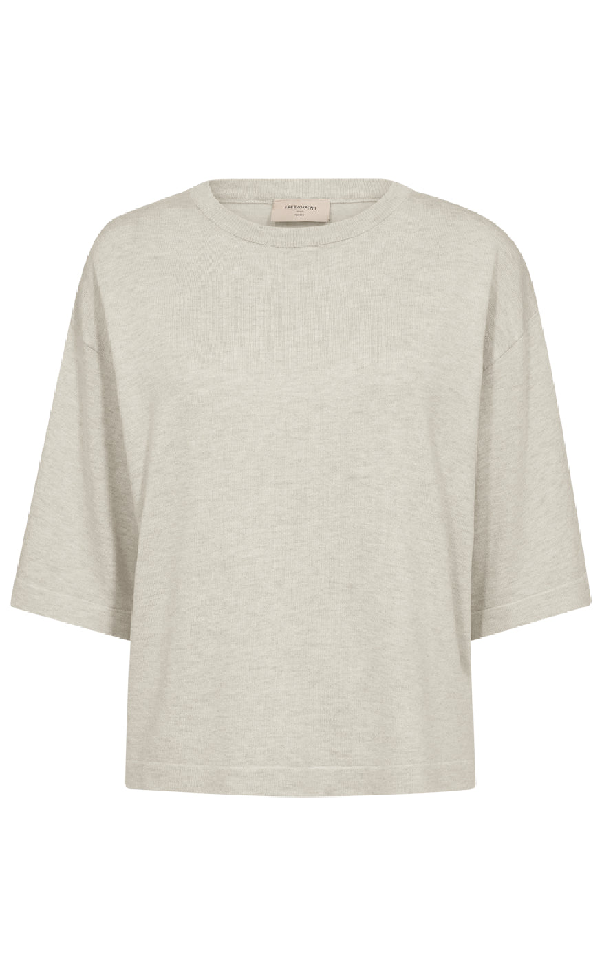 Freequent Bluse - Conny - Moonbeam Melange