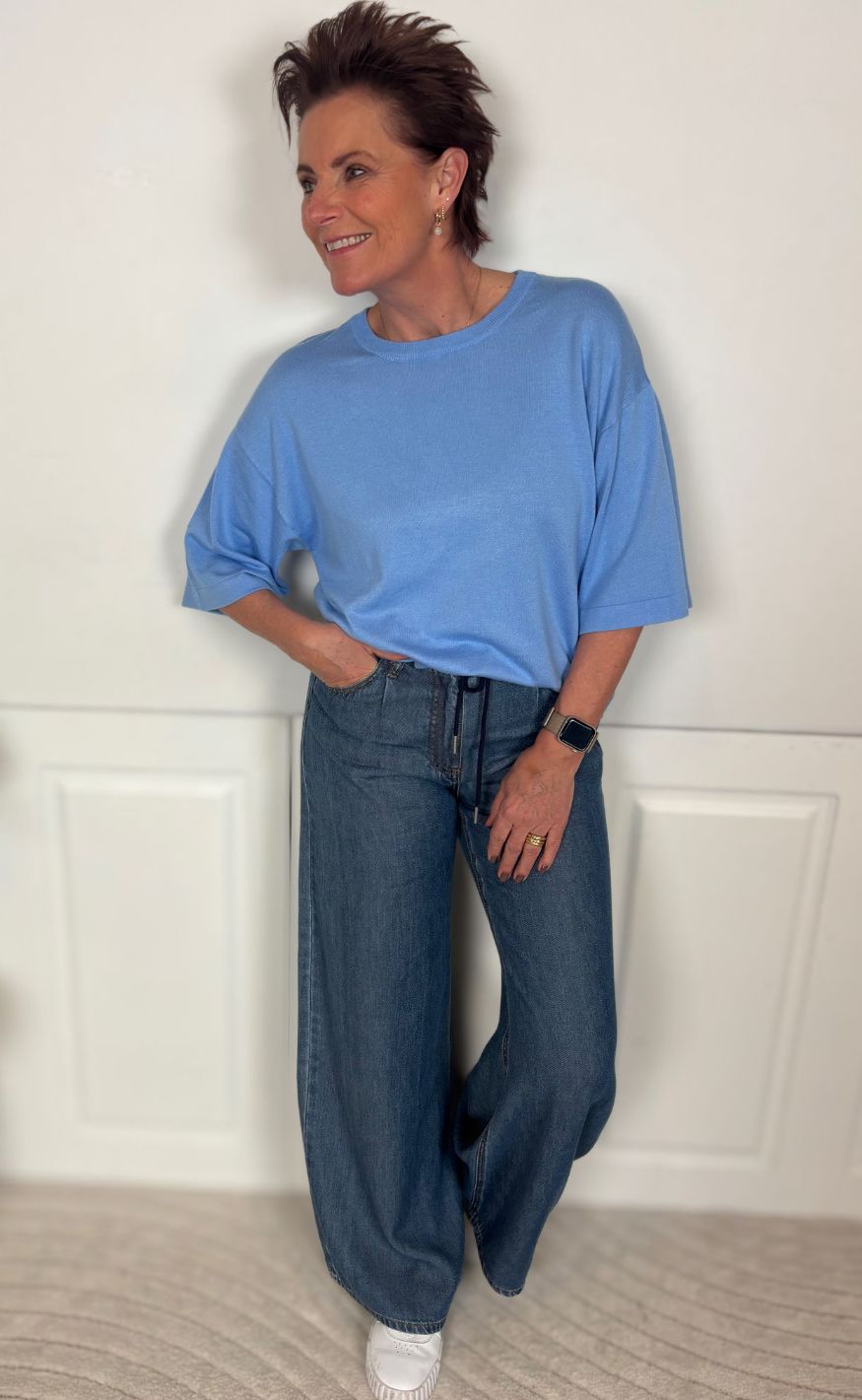 Freequent Bluse - Conny - Vista Blue
