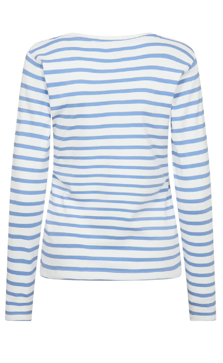 Freequent Bluse - Famila - Star Off-White w. Vista Blue