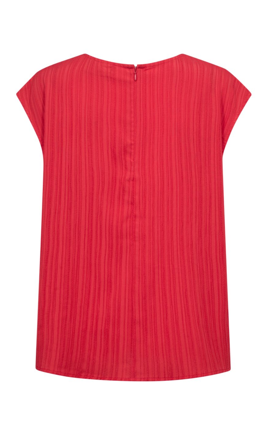 Freequent Bluse - Grsvalse - True Red