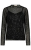 Freequent Bluse - Herlig - Black