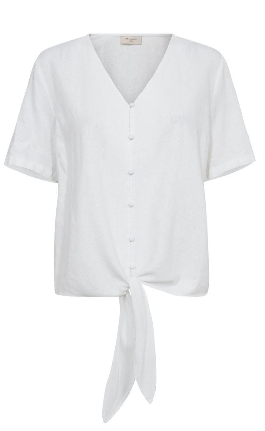 Freequent Bluse - Lava 204238 - Brilliant White