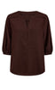 Freequent Bluse - Lava 204290 - Coffee Bean