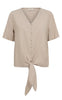 Freequent Bluse - Lava - Sand Melange