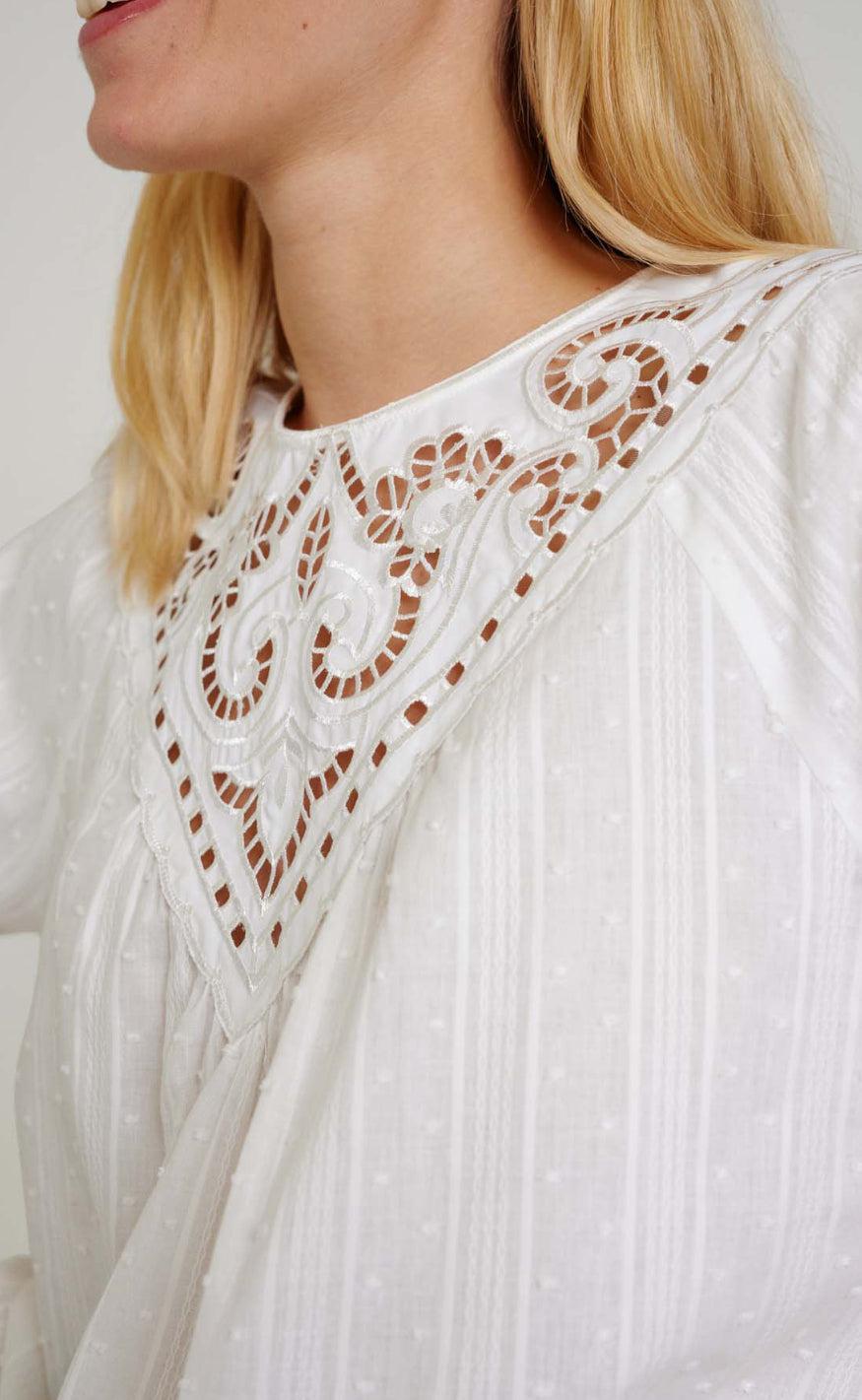 Freequent Bluse - Marabella - Off White