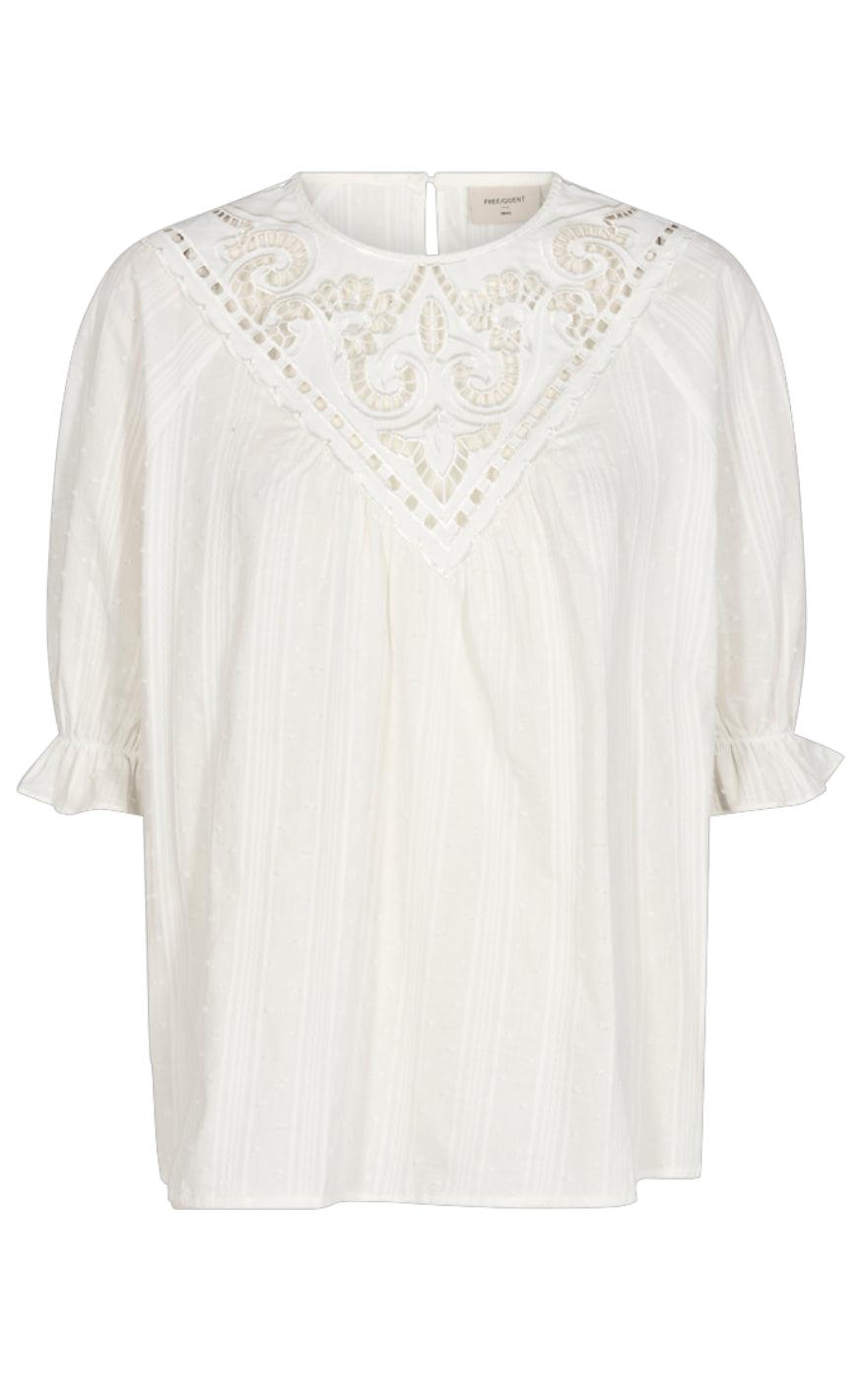 Freequent Bluse - Marabella - Off White