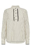 Freequent Bluse - Paly - Tofu w. Black