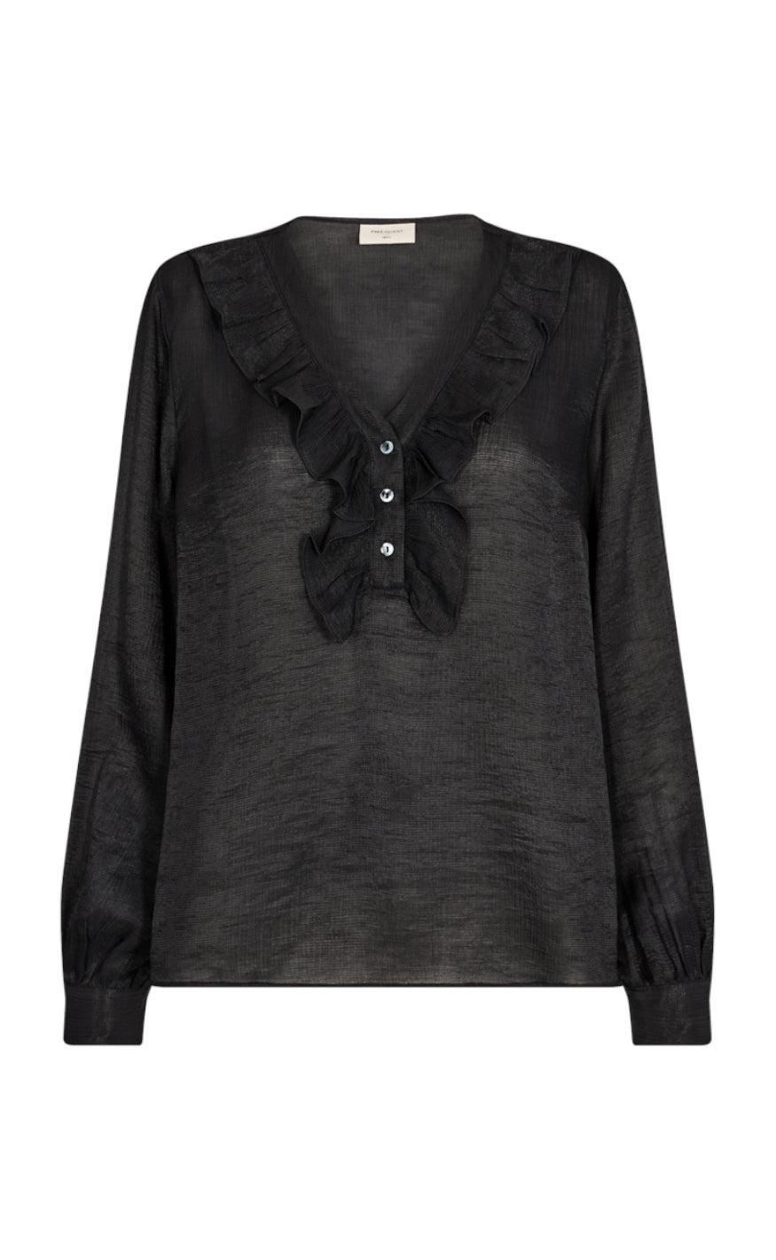 Freequent Bluse - Shila - Black