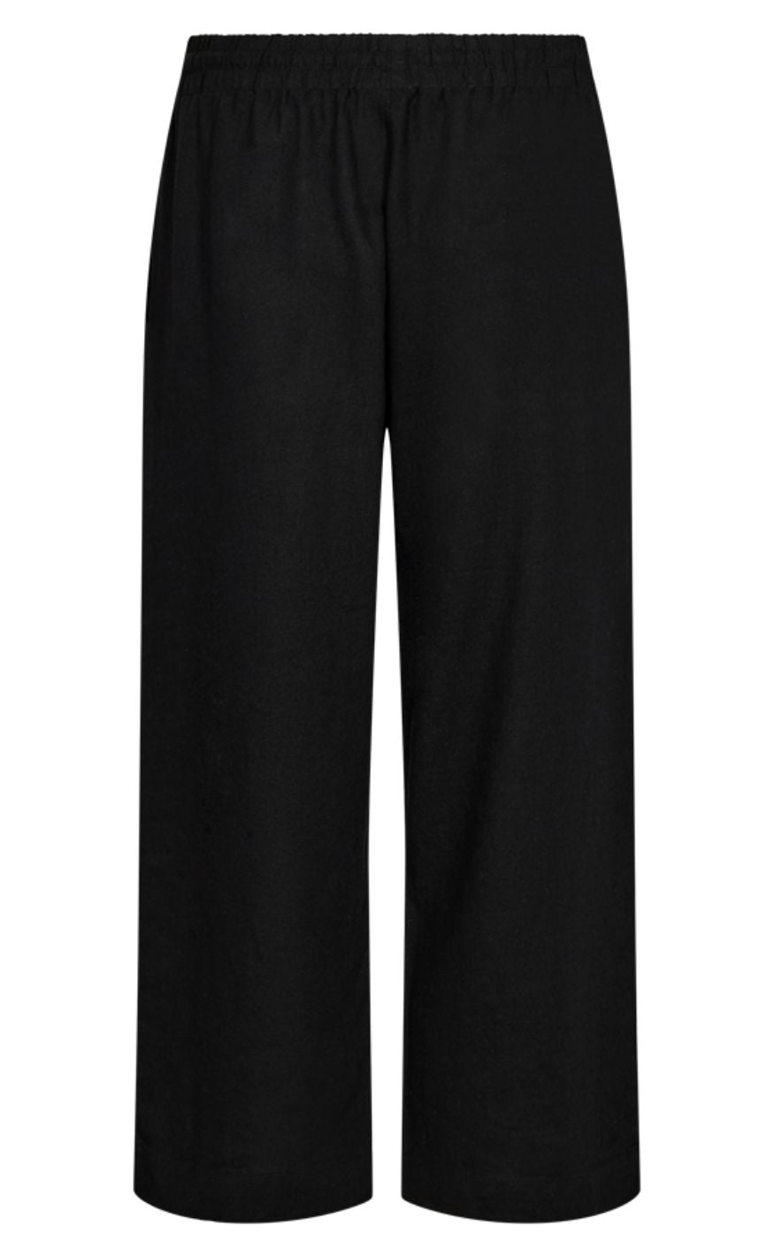 Freequent Bukser - Lava 7/8 - Black