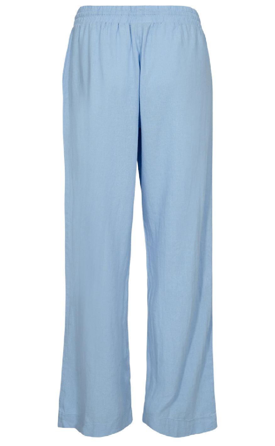 Freequent Bukser - Lava - Chambray Blue