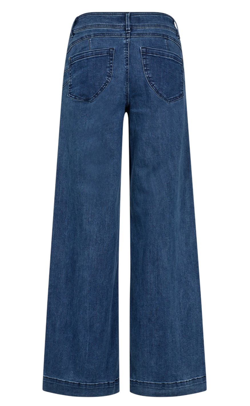 Freequent Bukser - Lopez - Medium Blue Denim