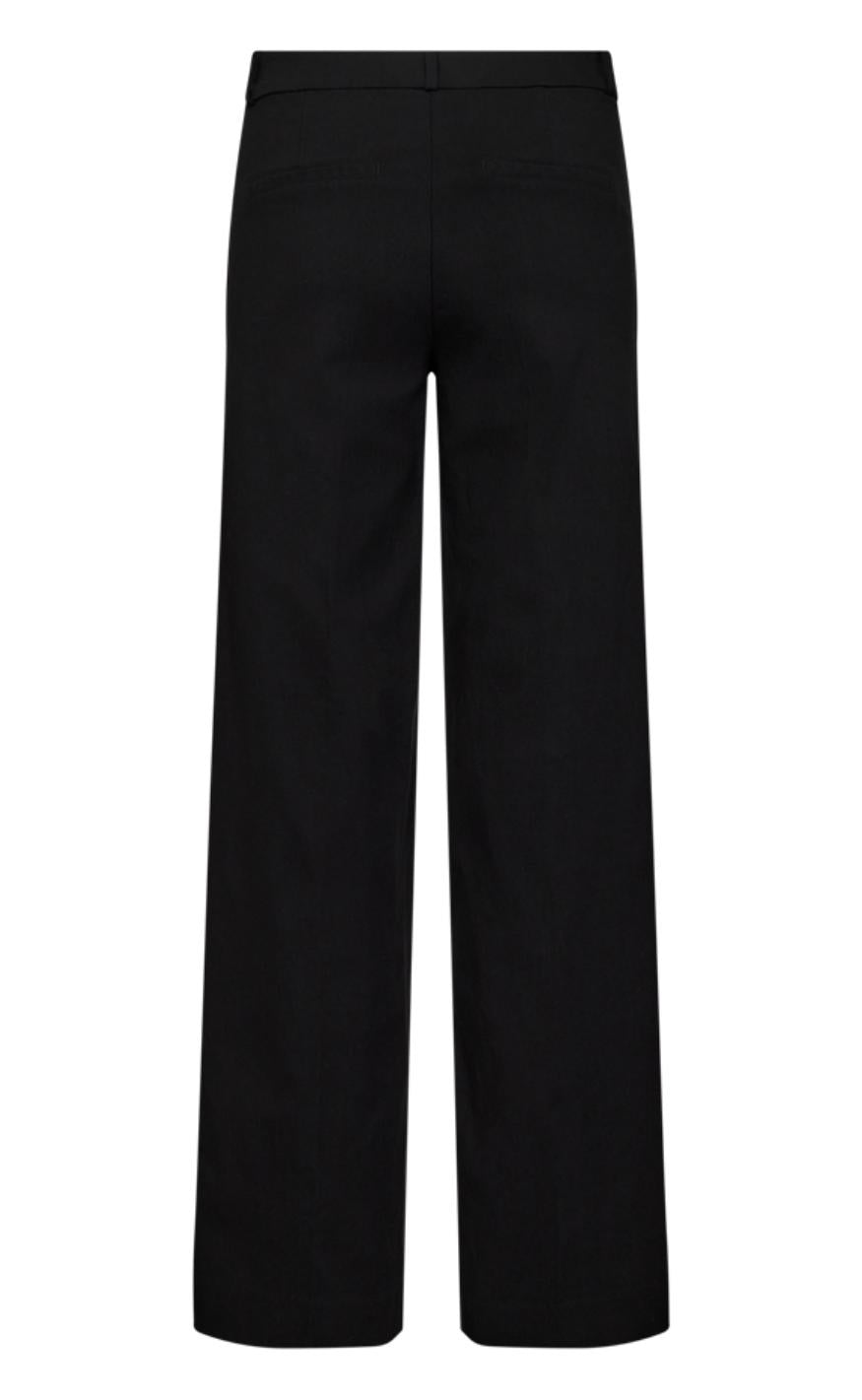 Freequent Bukser - Solvej Wide - Black