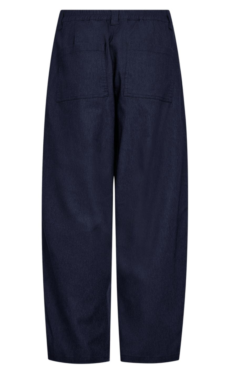 Freequent Bukser - Tonje - Navy Blazer Melange