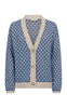 Freequent Cardigan - Flippy - Moonbeam W. Azure Blue