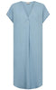 Freequent Kjole - Carly - Light Blue Denim