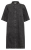 Freequent Kjole - Lisea - Vintage Grey Denim