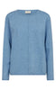 Freequent Pullover - Claura - Azure Blue Melange