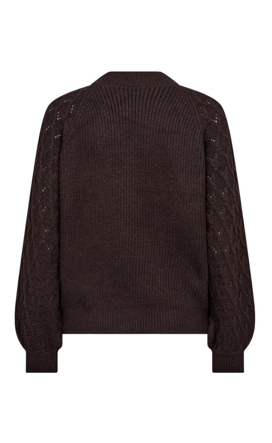 Freequent Pullover - Gabby - Coffee Bean Melange