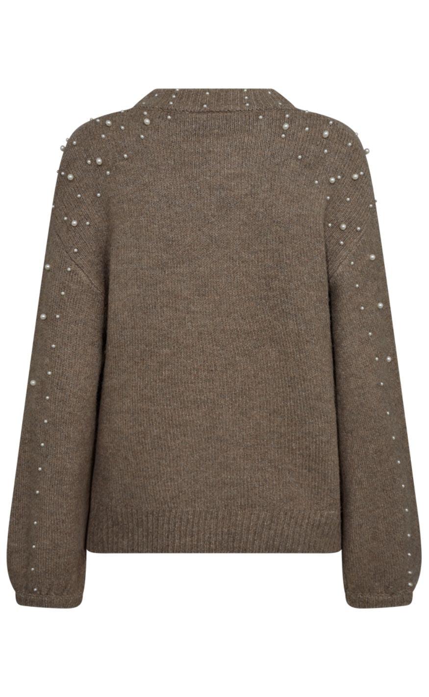 Freequent Pullover - Pearl - Desert Taupe Melange