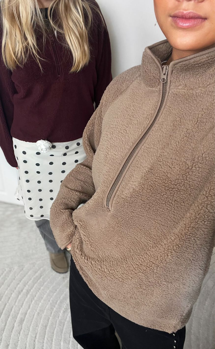 Freequent Pullover - Teddy Zip - Port Royale