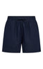 Freequent Shorts - Lava - Navy Blazer