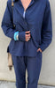 Freequent Skjorte - Jally - Navy/Blazer