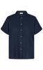 Freequent Skjorte - Lava SS - Navy Blazer