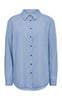 Freequent Skjorte - Lava Simple - Chambray Blue