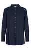 Freequent Skjorte - Lava Simple - Navy Blazer
