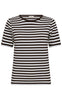 Freequent T-shirt - Liana - Coffee Bean w. Star Off-white
