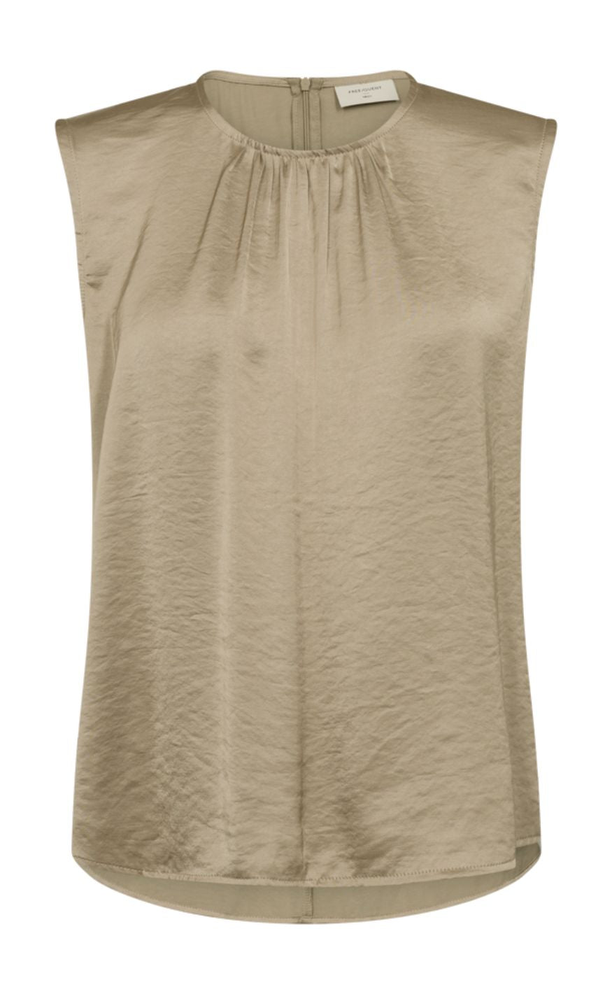 Freequent Top - Dove - Silver Mink