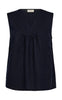 Freequent Top - Lava - Navy Blazer