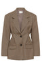 Gestuz Blazer - Paula - Dark Timberwolf Melange