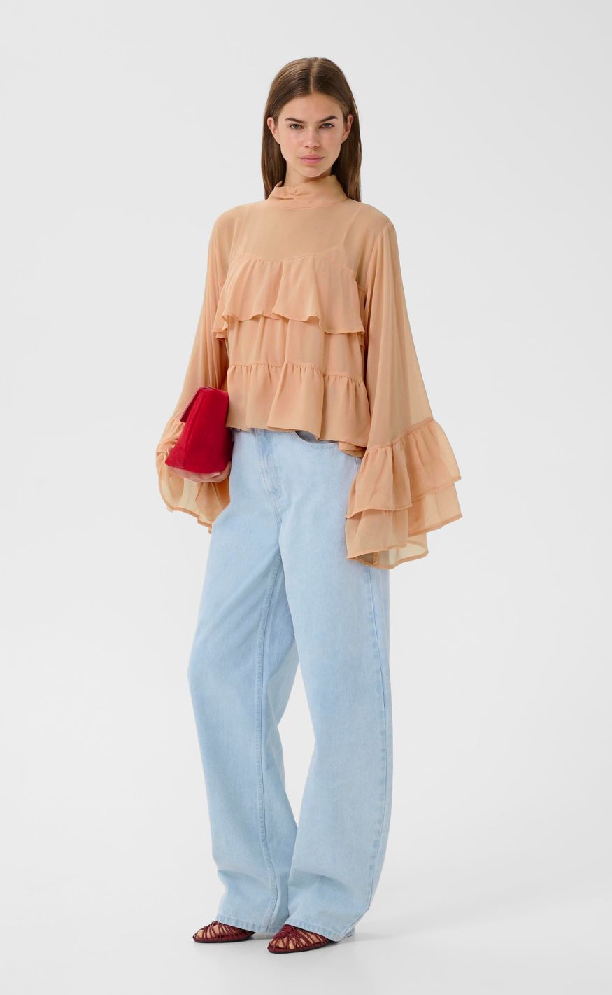 Gestuz Bluse - Chiffany - Maple Sugar