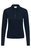 Gestuz Bluse - Drew LS Polo - Sky Captain