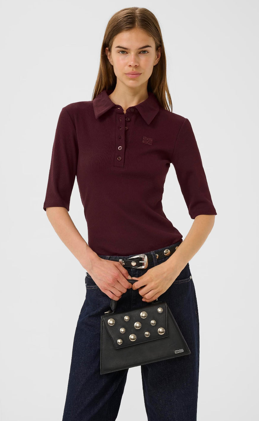 Gestuz Bluse - Drew Polo - Aronia