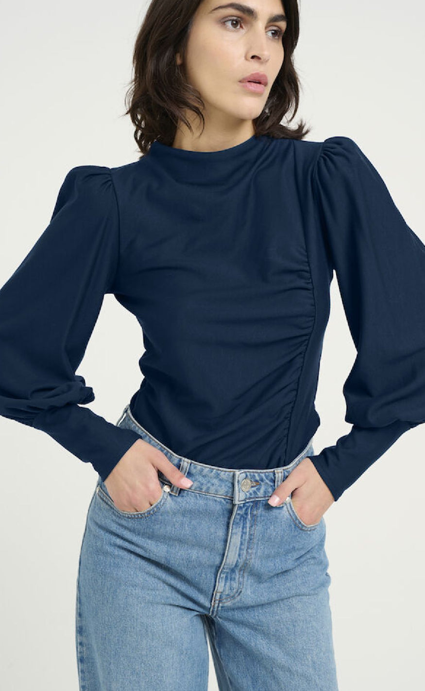 Gestuz Bluse - Rifa - Dress Blues