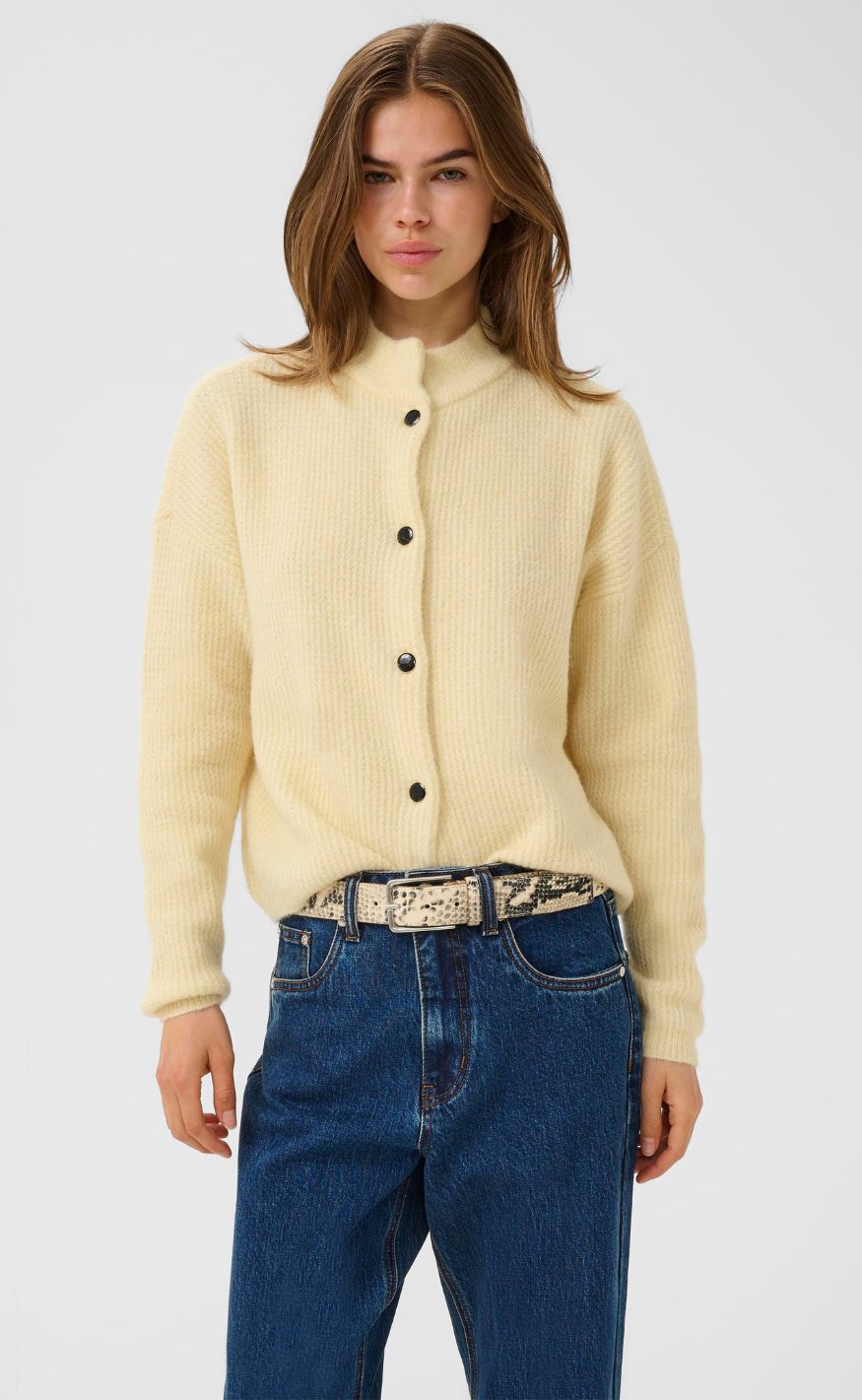 Gestuz Cardigan - Alpha - Frozen Dew Melange